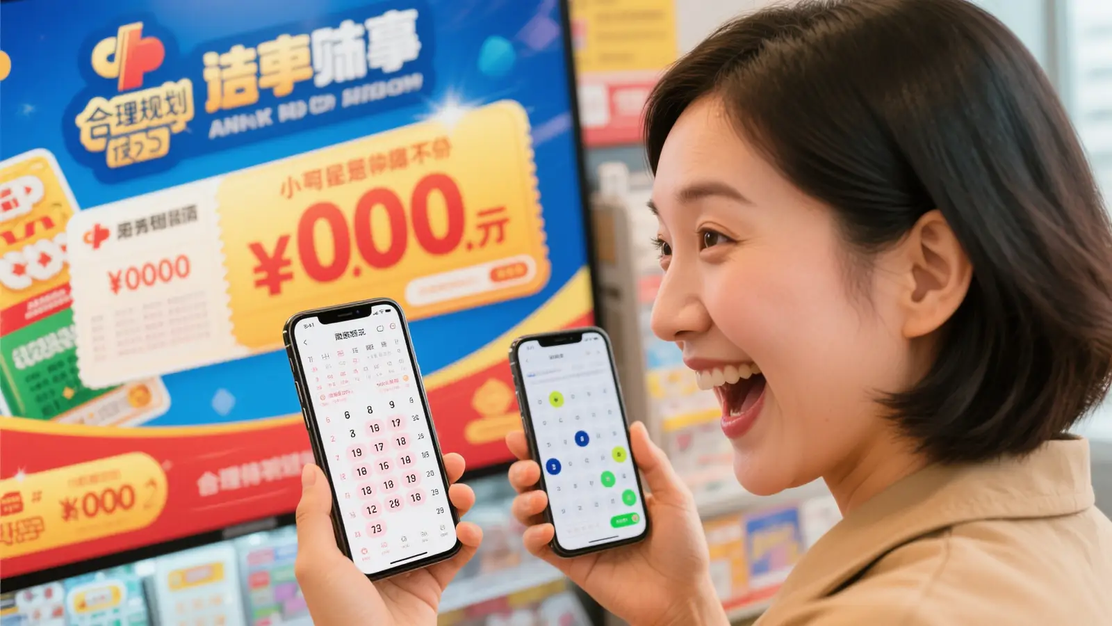 女子凭手机选号揽双色球632万 曾因一号之差与大奖擦肩