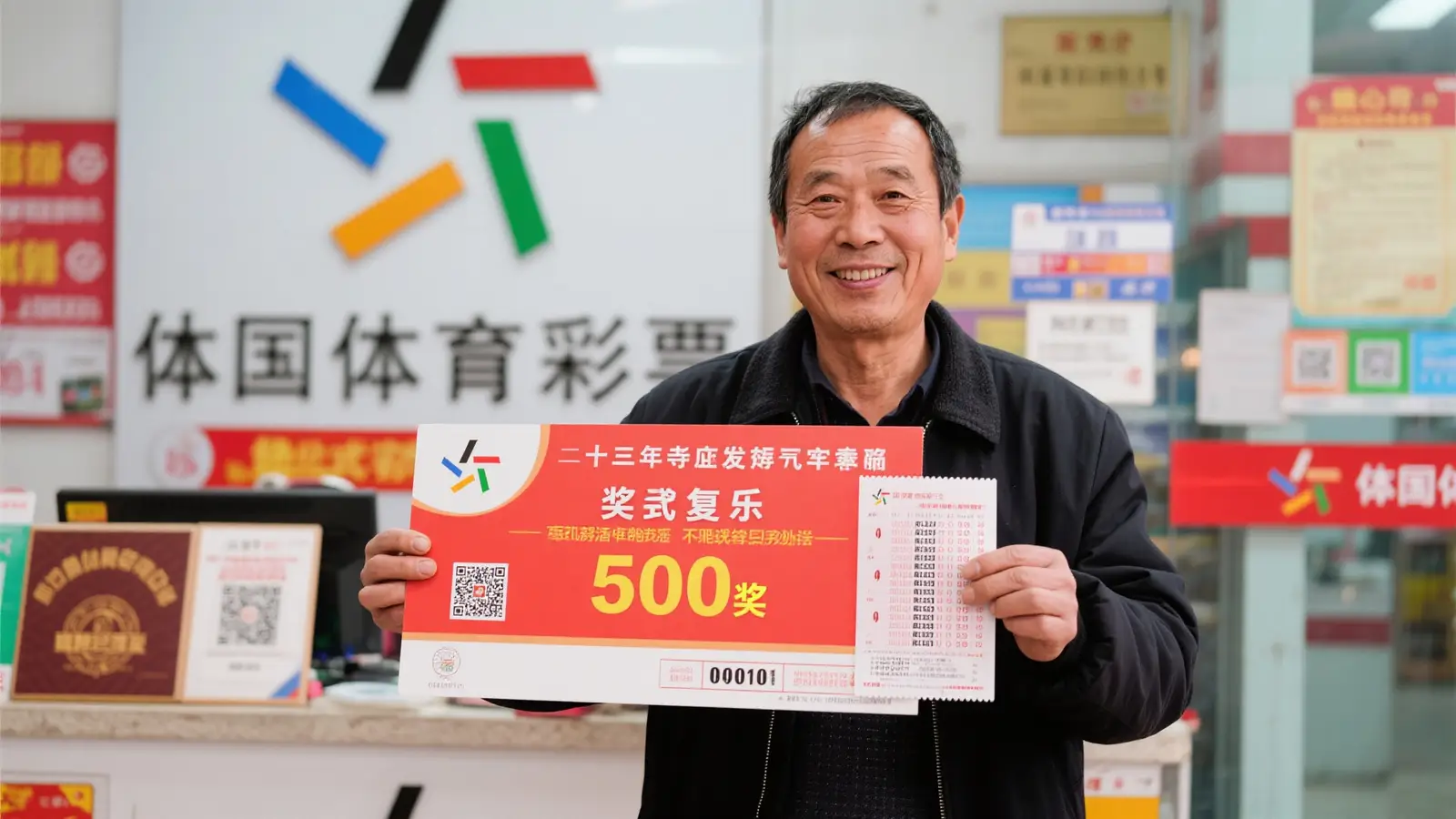 老彩民喜中体彩508万 复式投注圆梦改善生活