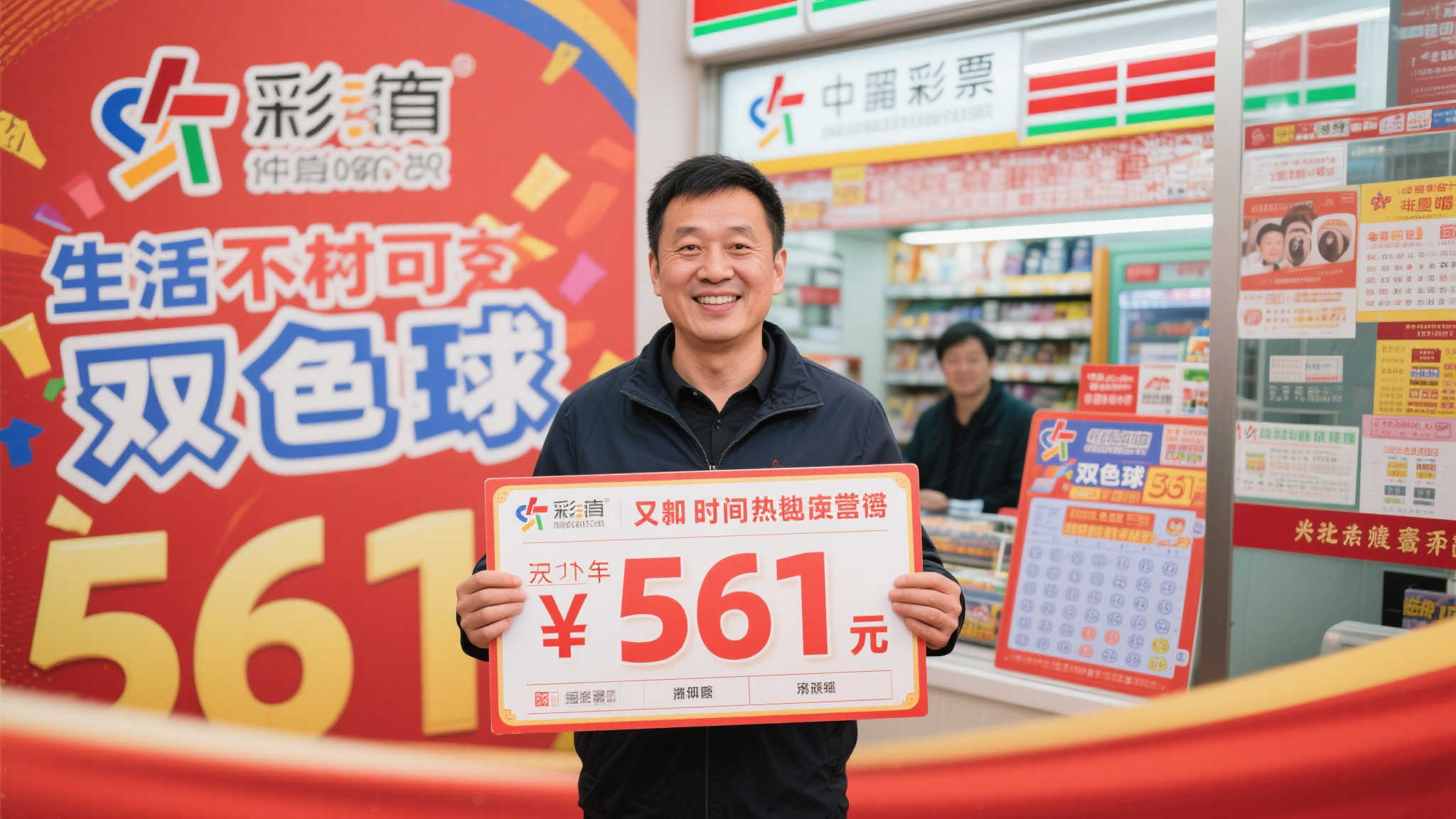 男子购彩仅半月喜获双色球561万：惊叹中奖速度太快！
