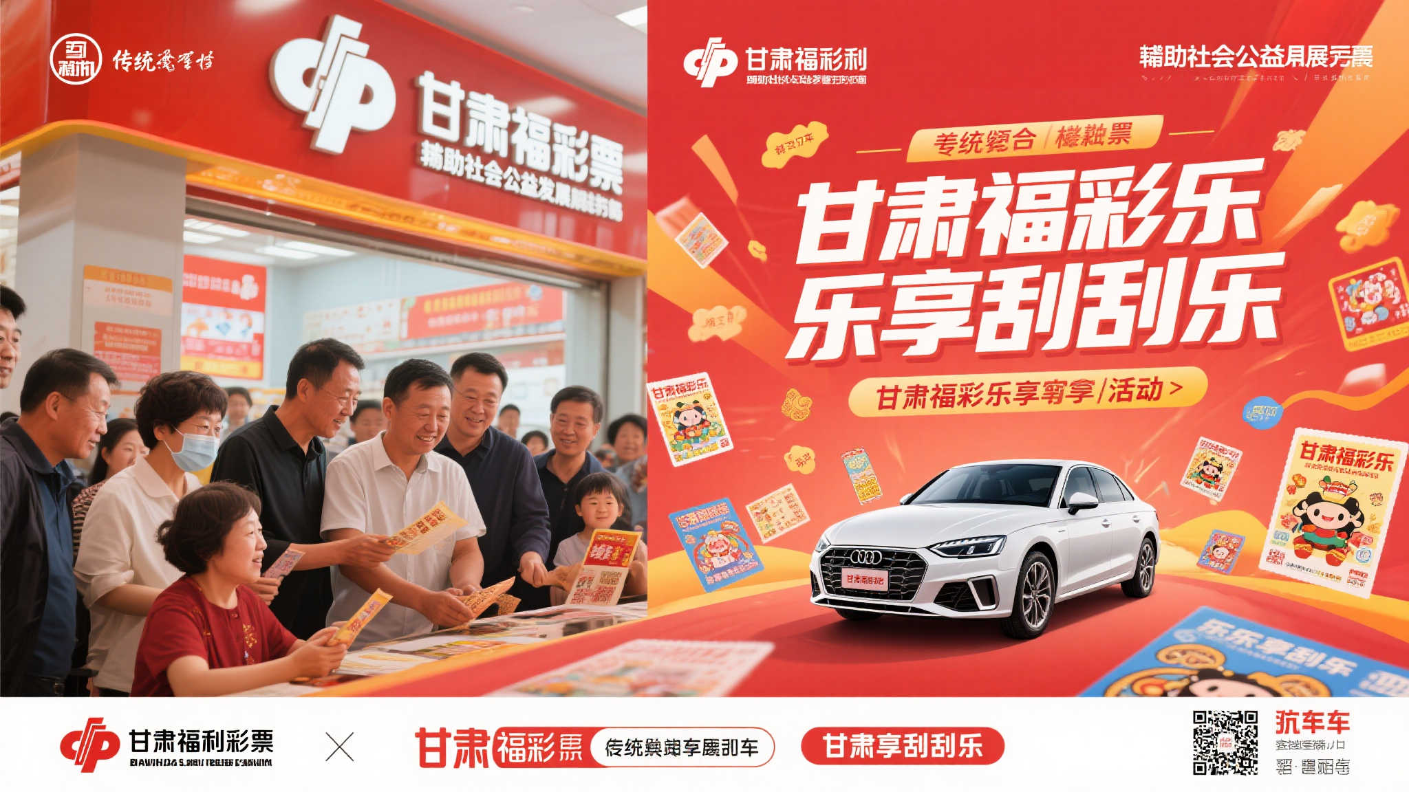 甘肃福彩盛大举行刮刮乐汽车礼品推介活动